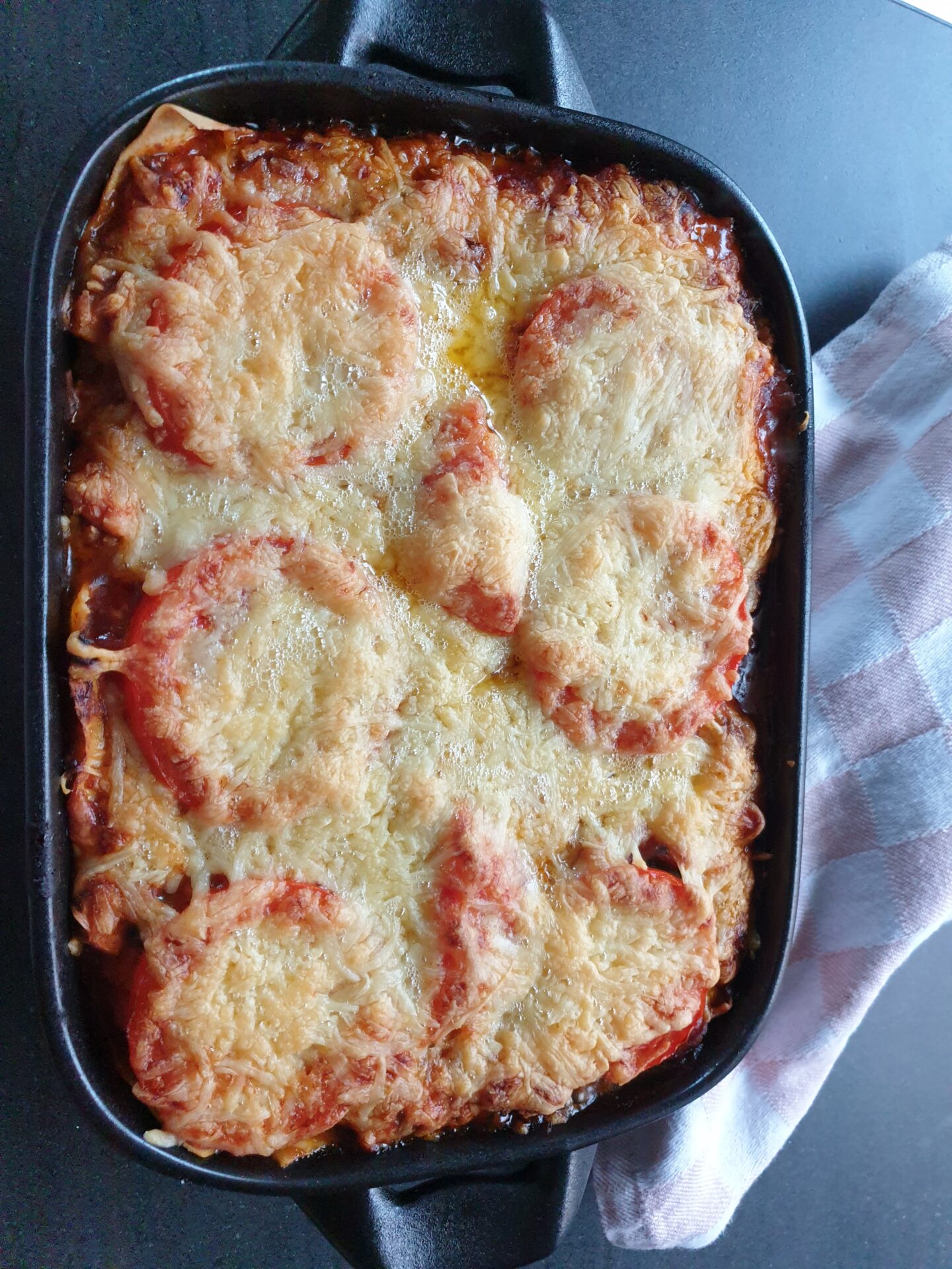 Lasagne met zalm (of kip)